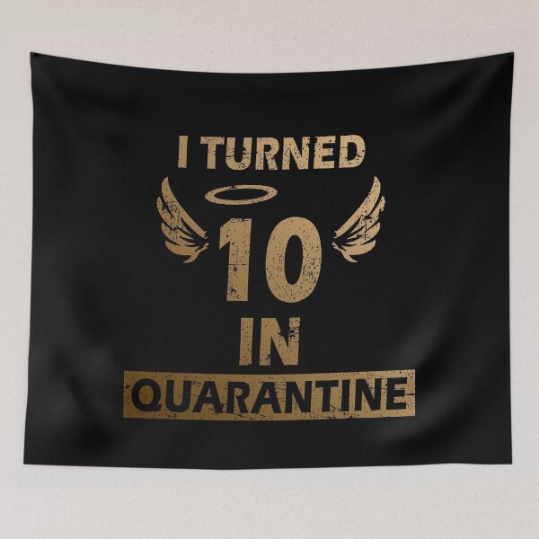 Item preview, I Turned 10 In Quarantine Birthday Gift designed and sold by Mfk Clothes.