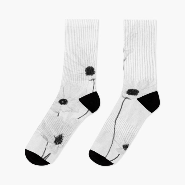 Item preview, black and white  cosmos designed and sold by ColorandColor.