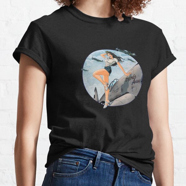 Pin-up WWII Air Force Vintage Classic T-Shirt