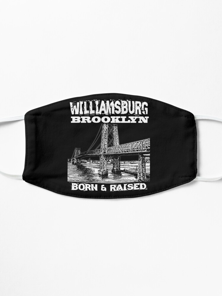 Alternate view of Williamsburg Brooklyn Born & Raised Design Mask