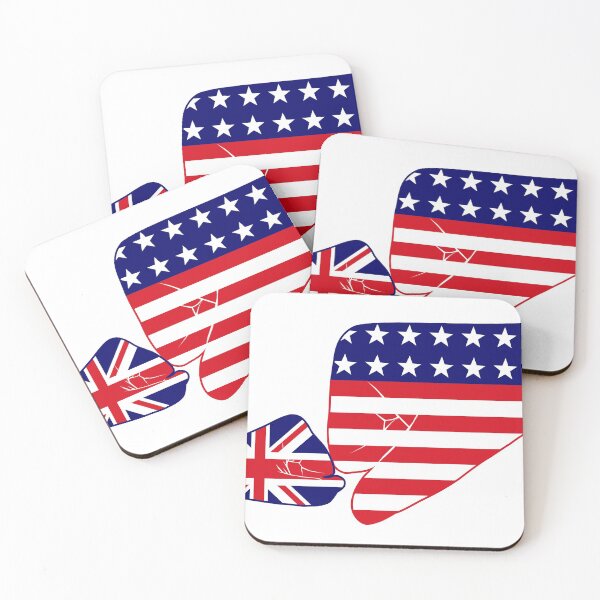 Item preview, UK & USA Baby Fist Bump Patriot Flag Series  designed and sold by Carbon-Fibre Media.