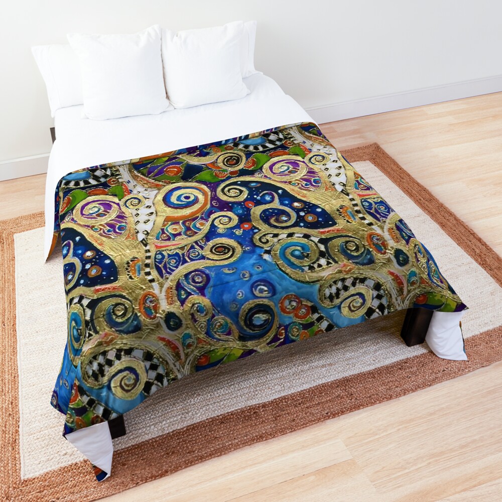 The Changing Seasons of Klimt Comforter