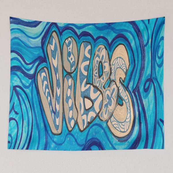 Item preview, Ocean Blue Vibes designed and sold by bipolarvirgoart.