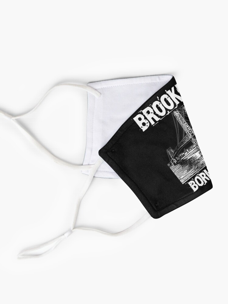 Alternate view of Brooklyn Born & Raised Design Mask