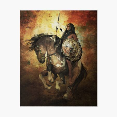 Warrior Art Board Print