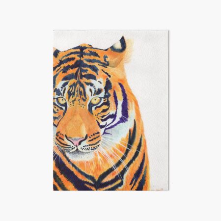 Fierce Tiger Art Board Print