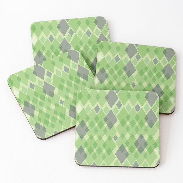 Item preview, Argyle green snakeskin duvet cover designed and sold by jazzydevil.
