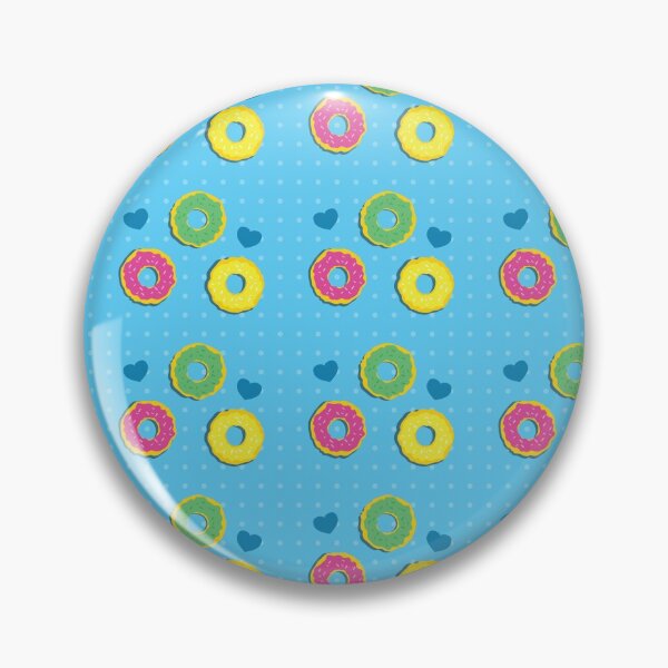 Item preview, Doughnuts and dots pattern designed and sold by jazzydevil.