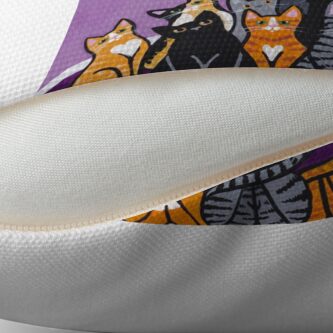 Alternate view of Adopt a Shelter Cat Throw Pillow