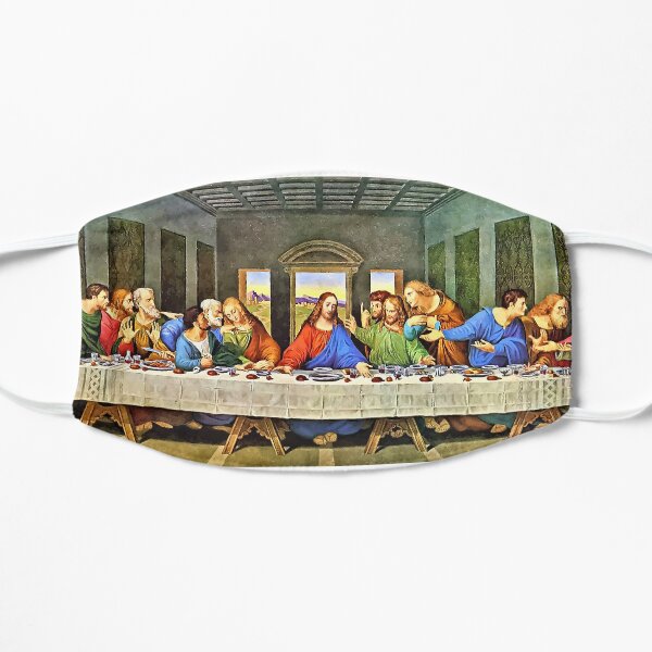 Original Last Supper Painting Flat Mask