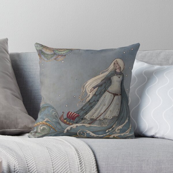 Midnight & Moonshine Throw Pillow