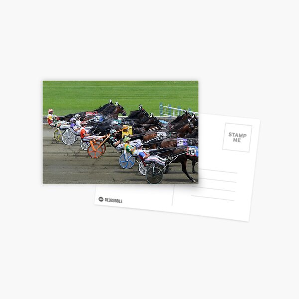 They're Off! Postcard
