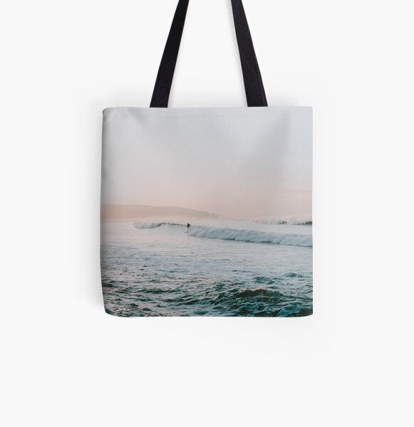 Summer Waves All Over Print Tote Bag