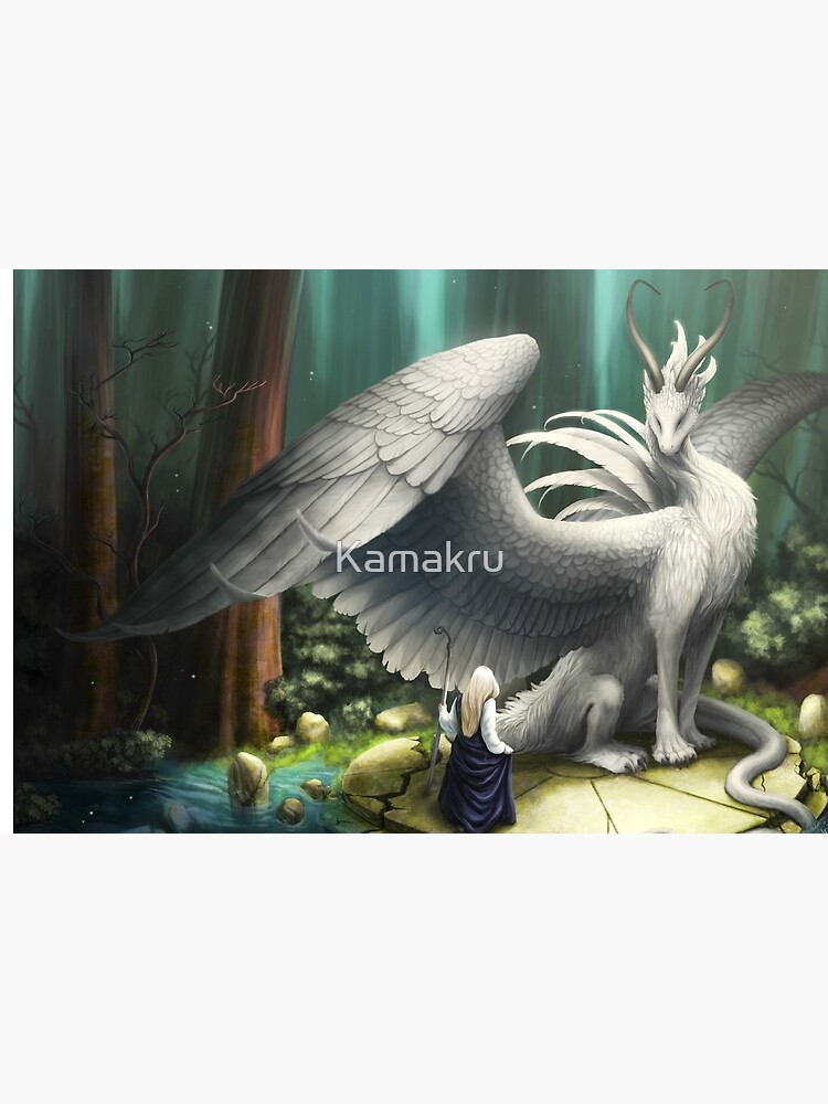 White Dragon - There in the Forest by Kamakru