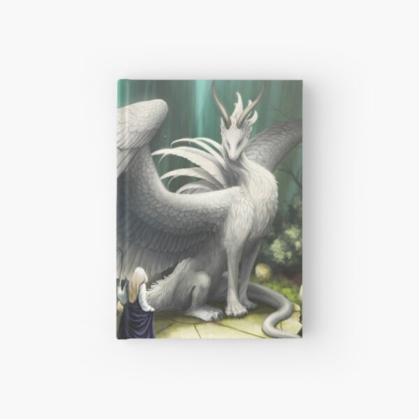 White Dragon - There in the Forest Hardcover Journal