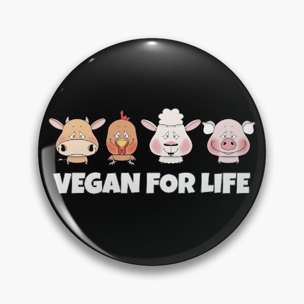 Item preview, VEGAN FOR LIFE designed and sold by wiboandbear.