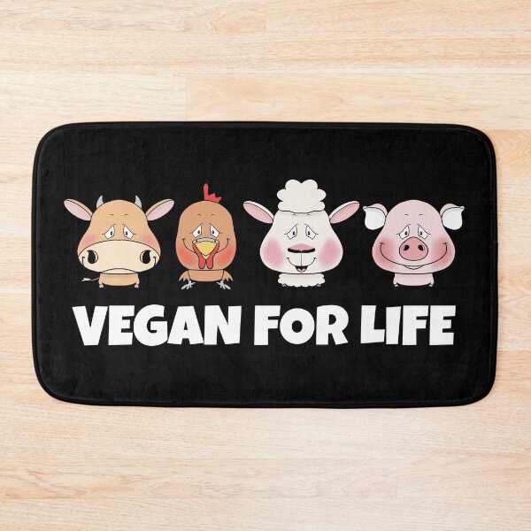 Item preview, VEGAN FOR LIFE designed and sold by wiboandbear.