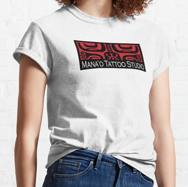 Official MANA'O TATTOO TAHITI logo T-shirt classique