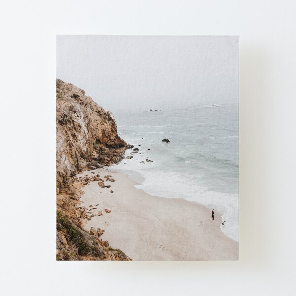 Malibu Coast Canvas Mounted Print