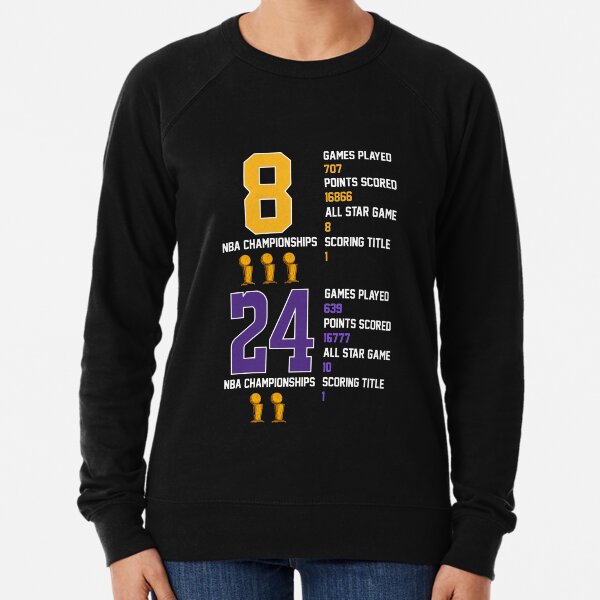 Kobe Bryant Black Mamba Retired 824 Score Tee Shirt tShirt Digital Art Poster Sudadera con capucha Sudadera ligera