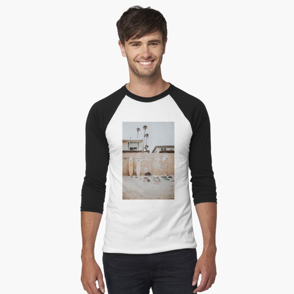 Item preview, Baseball ¾ Sleeve T-Shirt designed and sold by mauikauai.