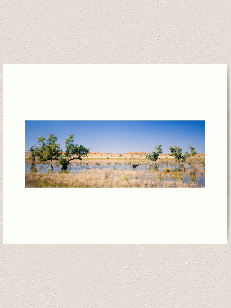 Thumbnail 1 of 3, Art Print, Desert Lagoon designed and sold by RICHARDW.