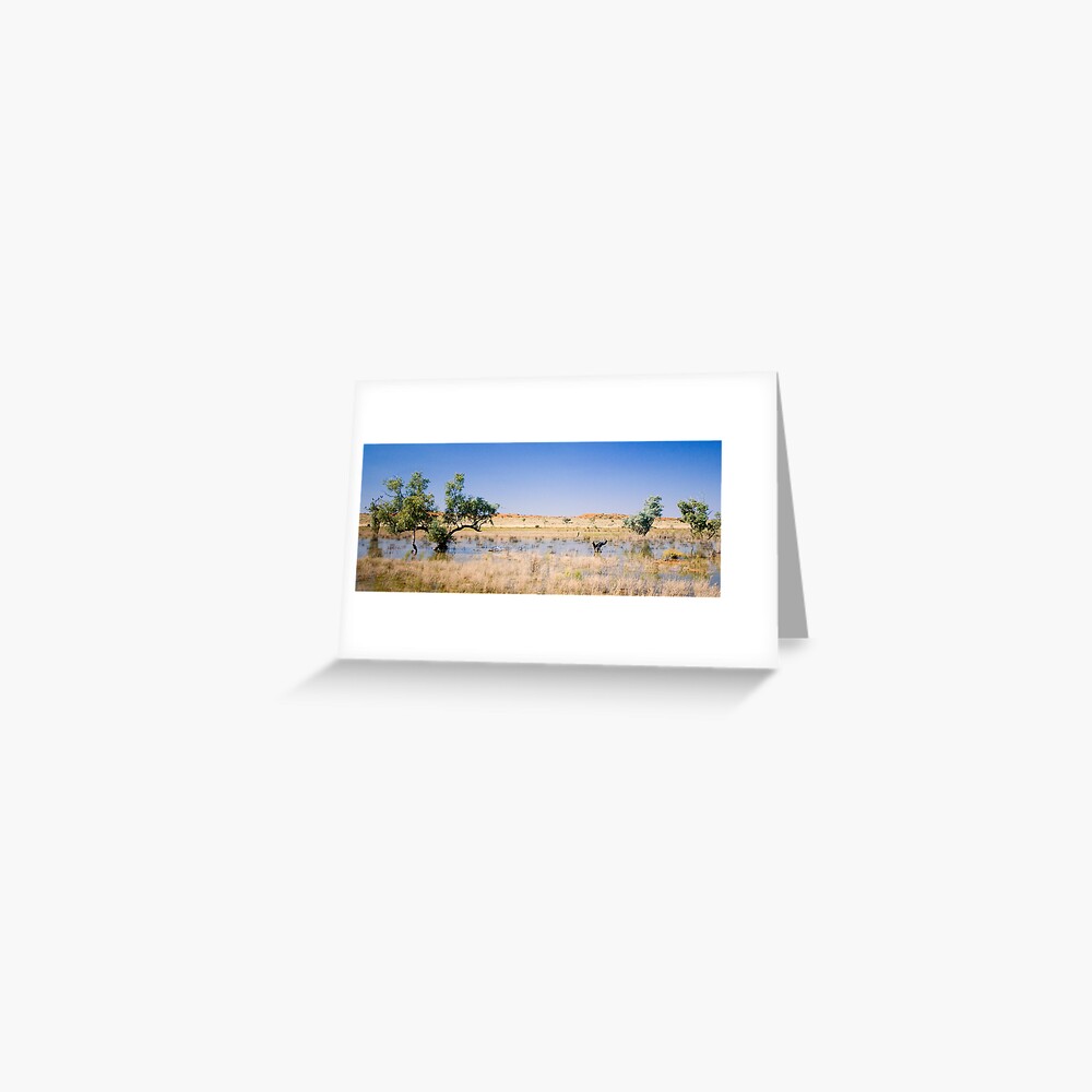 Desert Lagoon Greeting Card