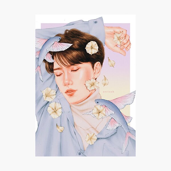 Aperçu de l'œuvre fleur de lune [taeil nct] créée et vendue par min-art.