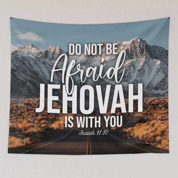 Item preview, Jehovah is with you Isaiah 41:10 designed and sold by KA DESIGNS.