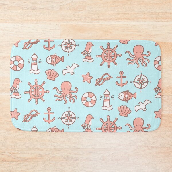 Item preview, Nautical Ocean Theme Doodle designed and sold by rustydoodle.