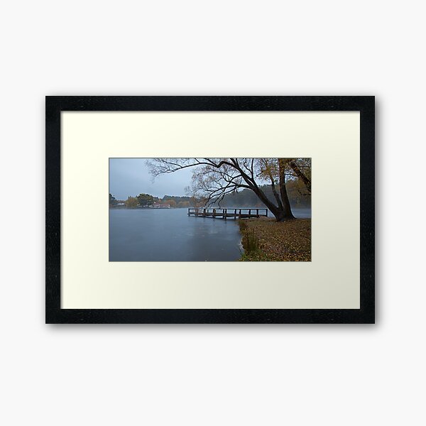 Autumn Morning - Lake Daylesford Framed Art Print