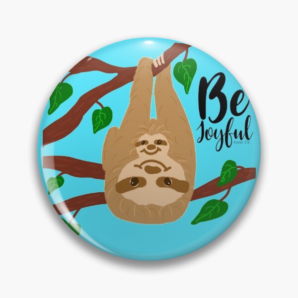 Item preview, Be Joyful Sloths designed and sold by Kristinesque.