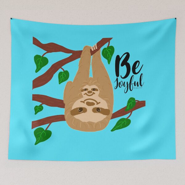 Item preview, Be Joyful Sloths designed and sold by Kristinesque.
