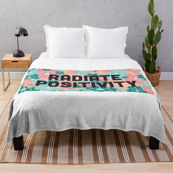 Item preview, Radiate Positivity with Floral Pattern designed and sold by graphicsbycasss.