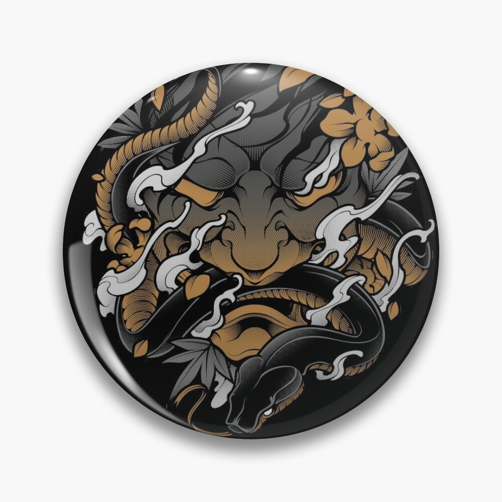 Samurai Tattoo Pins and Buttons for Sale | Redbubble