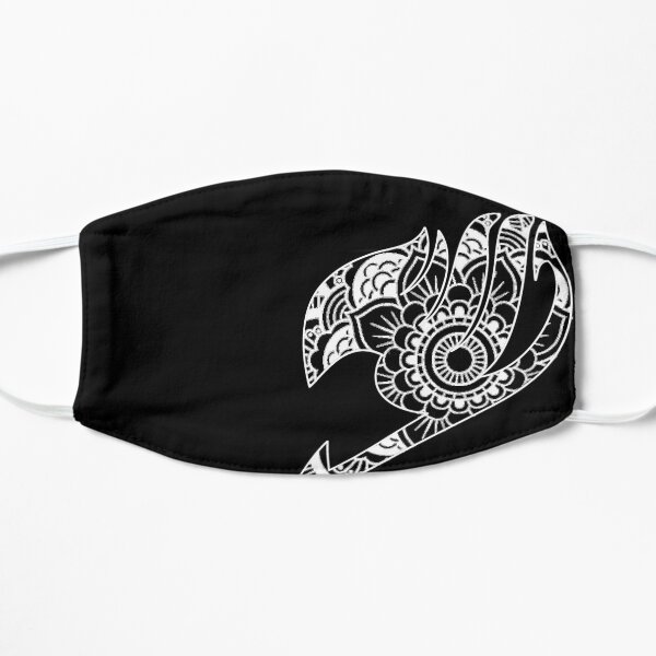 Fairy Tail White Mandala Style Masque sans plis