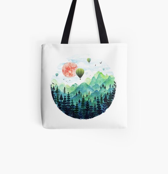 Roundscape All Over Print Tote Bag