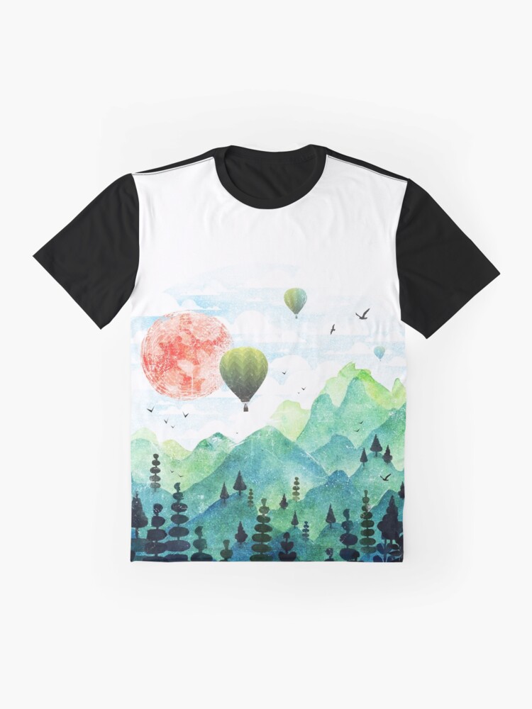 Alternate view of Roundscape Graphic T-Shirt
