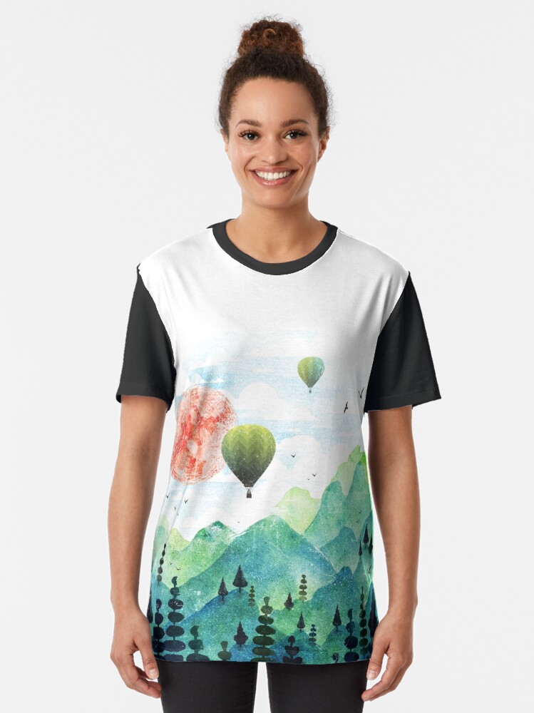 Alternate view of Roundscape Graphic T-Shirt
