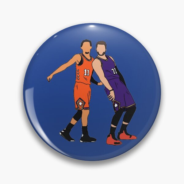 Item preview, Trae Young And Luka Doncic Half Court Shot designed and sold by RatTrapTees.