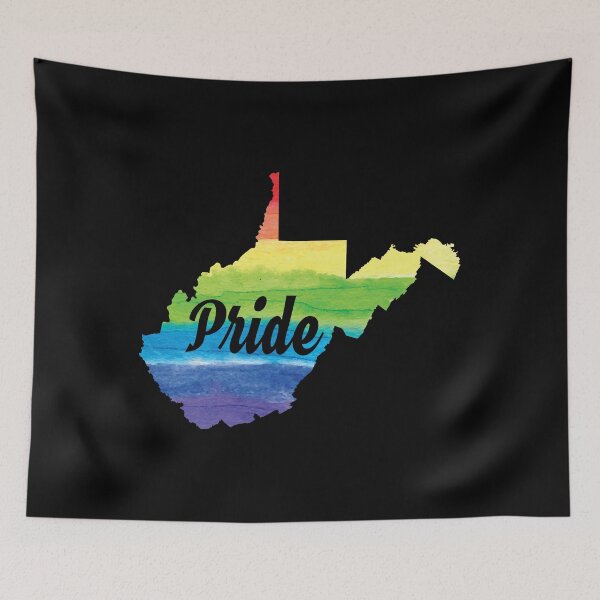 Item preview, Gay Pride Flag West Virginia LGBT Month Lesbian Bisexual designed and sold by Tee Kaboom!.