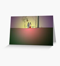 Indian Lovers 2 Greeting Card