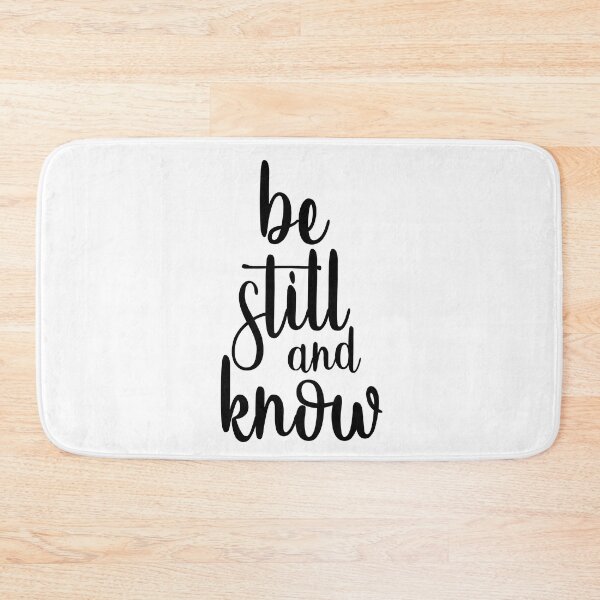 Item preview, Inspirational Quote Bible Quote Be Still and know designed and sold by corbrand.