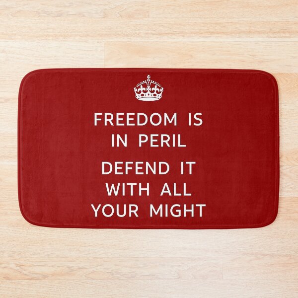 Item preview, Freedom is in Peril. Defend it with all your might. designed and sold by Pellucid.