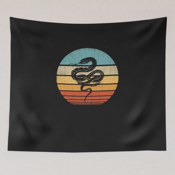 Item preview, Snake Retro Vintage Style 60s 70s designed and sold by YanShen779.