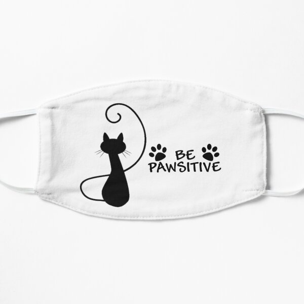 Be Pawsitive - Cat Design Mask