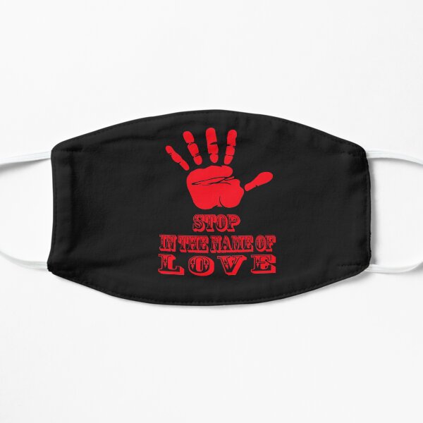 Handprint - Stop in the Name of Love Flat Mask
