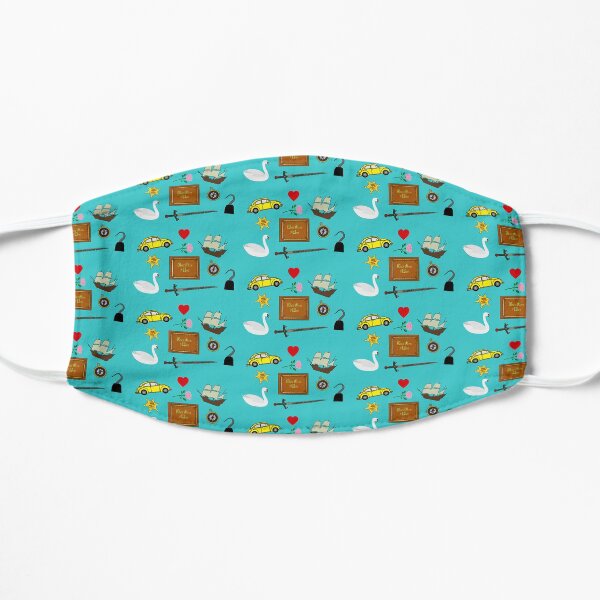Captain Swan Comic Icons Pattern Flat Mask