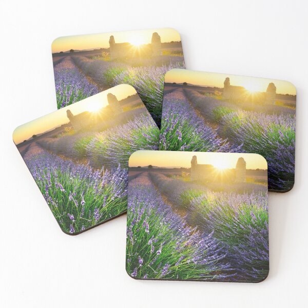 Item preview, Sunset over lavender fiels of Valensole designed and sold by Gaël FONTAINE.