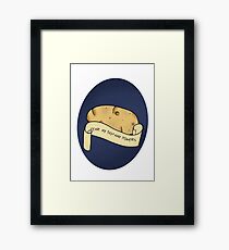 The Martian "Fear my botany powers!" Framed Print